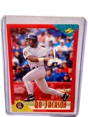 Bo Jackson 1994 Score Baseball Trading Card RT3 California Angels In Protective